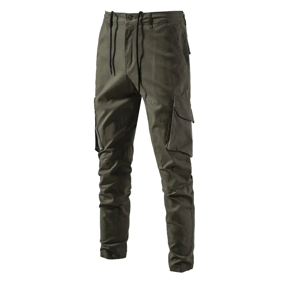 AIOPESON Men's Cargo Pants Multiple Pockets Tacitcal Trousers for Men High Quality Casual Joggers Trousers Men New Spring